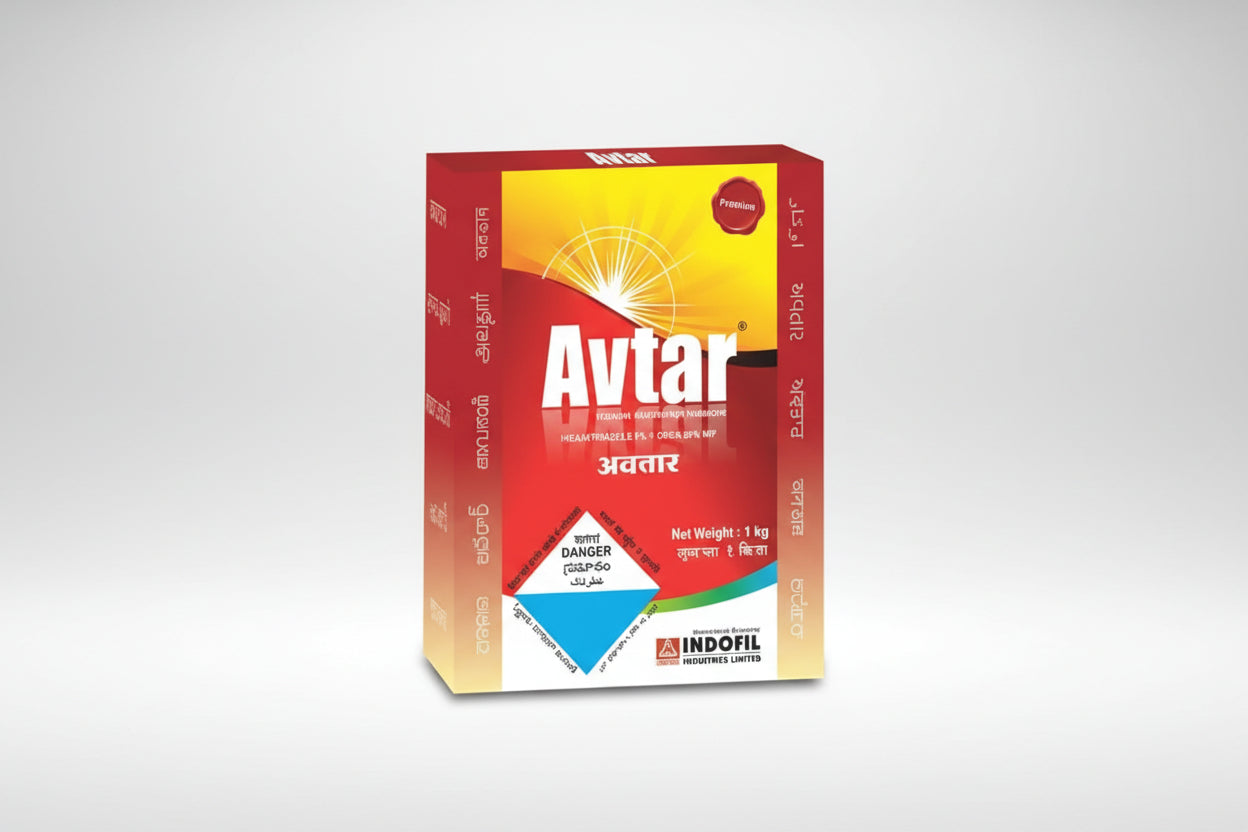 Avtar Fungicide with Hexaconazole 4% and Zineb 68% WP providing systemic and multisite action for effective control of powdery mildew, leaf spot and rust diseases in crops