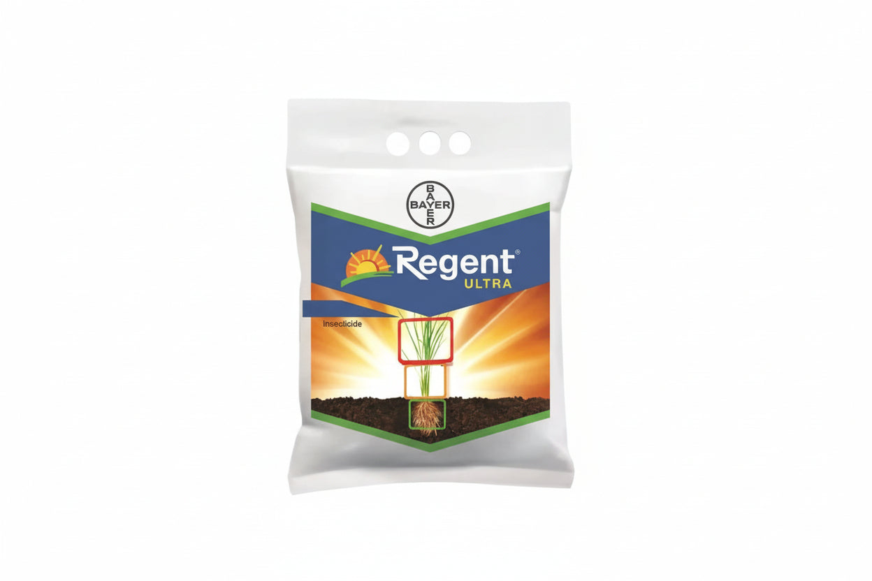 Bayer Regent Ultra Insecticide for effective control of stem borers, leaf folders, and other crop pests