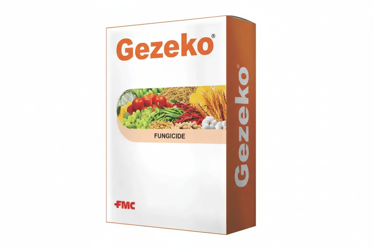 FMC Gezeko fungicide used for effective control of fungal diseases in crops suitable for agricultural farming in India
