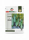 Rizwan Assami F1 hybrid cucumber seeds high yield premium green kheera variety for commercial farming India