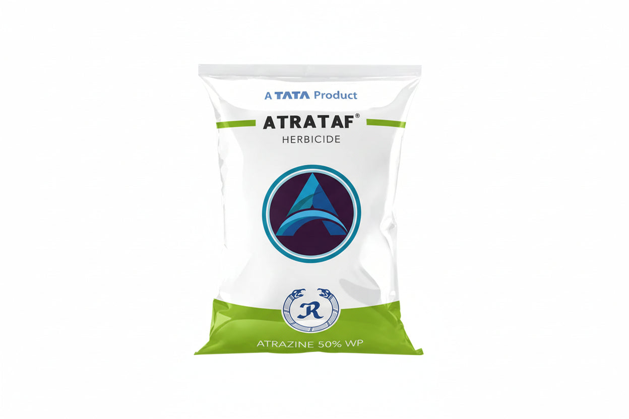 Tata Rallis Atrataf herbicide used for effective weed control in crops suitable for agricultural farming in India