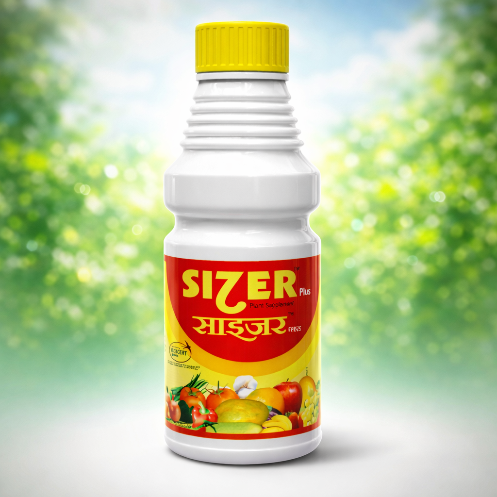Krushitek Sizer Plus plant growth regulator for increasing crop size and yield