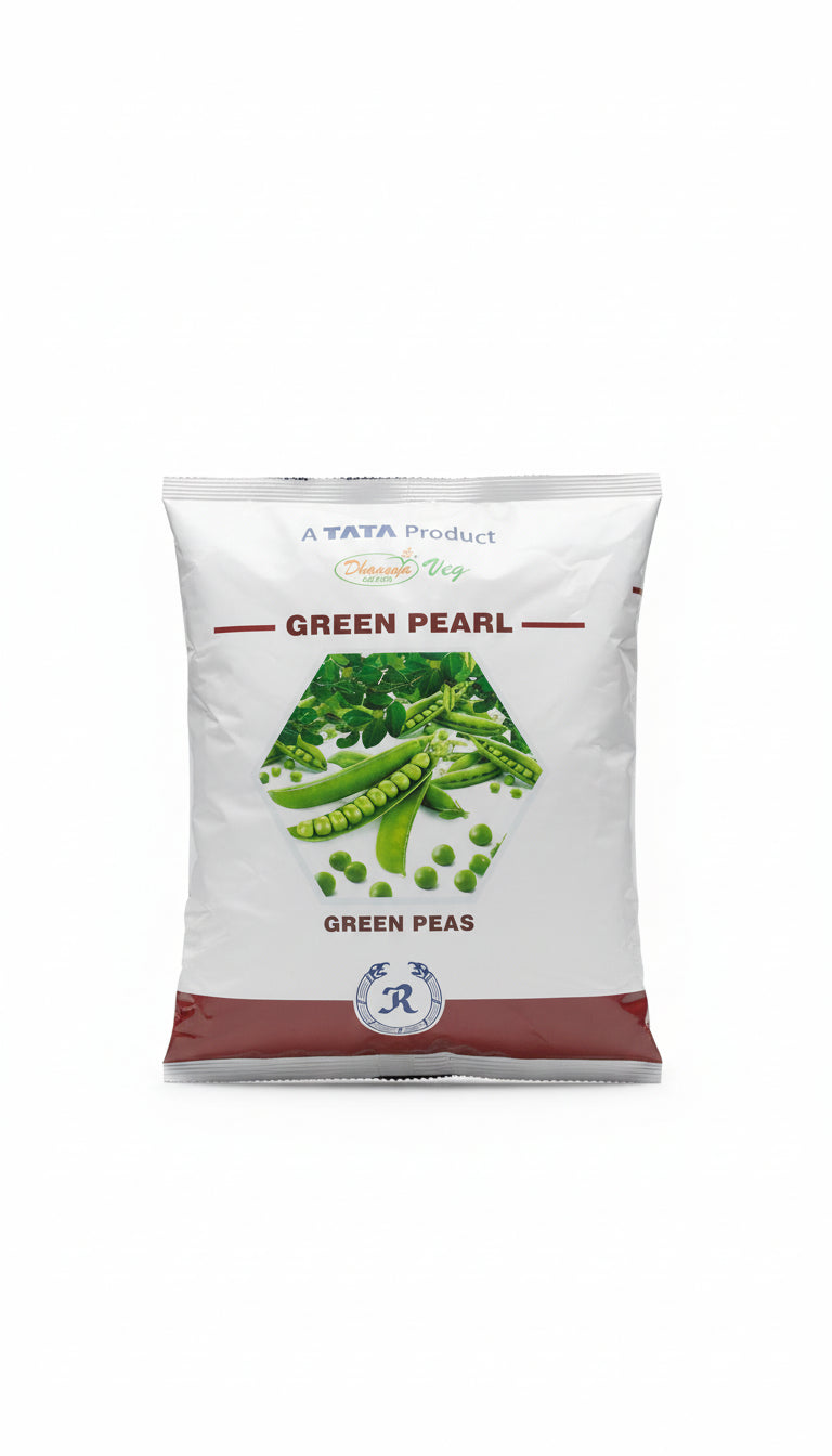 Dhaanya Green Pearl Green Pea Seeds – High Yield Premium Vegetable Pea for Commercial Farming & Kitchen Gardening