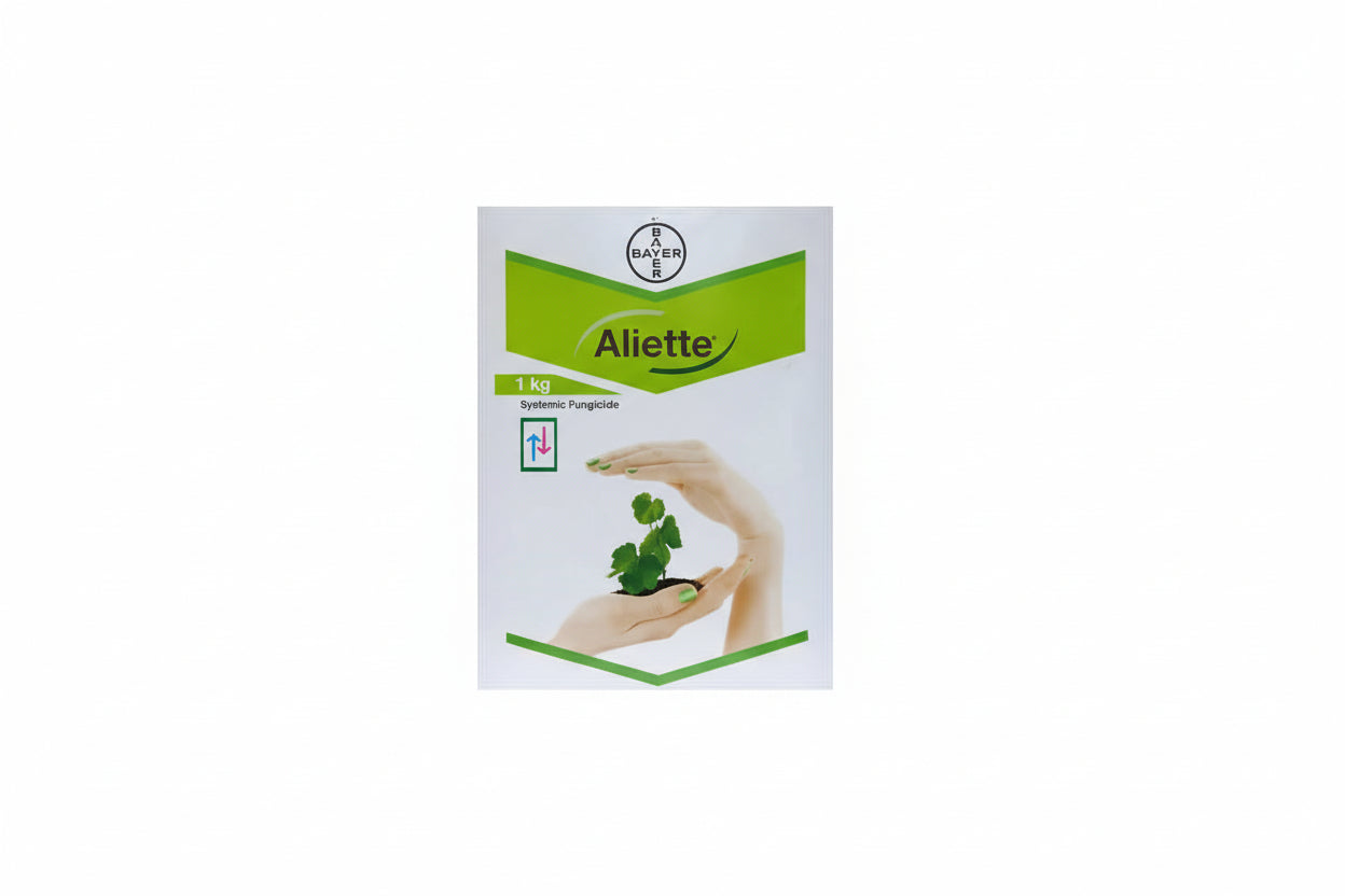 Bayer Aliette Fungicide with Fosetyl Aluminium for effective control of downy mildew and Phytophthora diseases in grapes and vegetable crops with strong systemic action