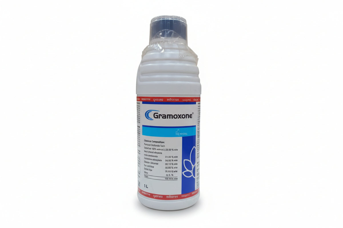 Crystal Gramoxone Herbicide with Paraquat for fast and effective control of all types of weeds in crop fields with strong contact action