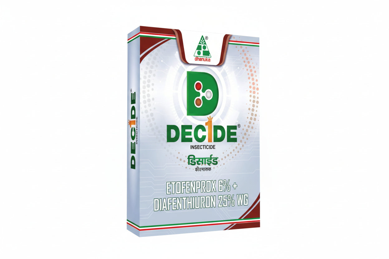 Dhanuka Decide Insecticide Etofenprox 6% + Diafenthiuron 25% WG