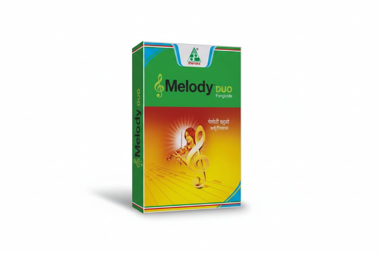 Dhanuka Melody Duo Fungicide for effective control of downy mildew, late blight and fungal diseases in grapes, potatoes and vegetable crops