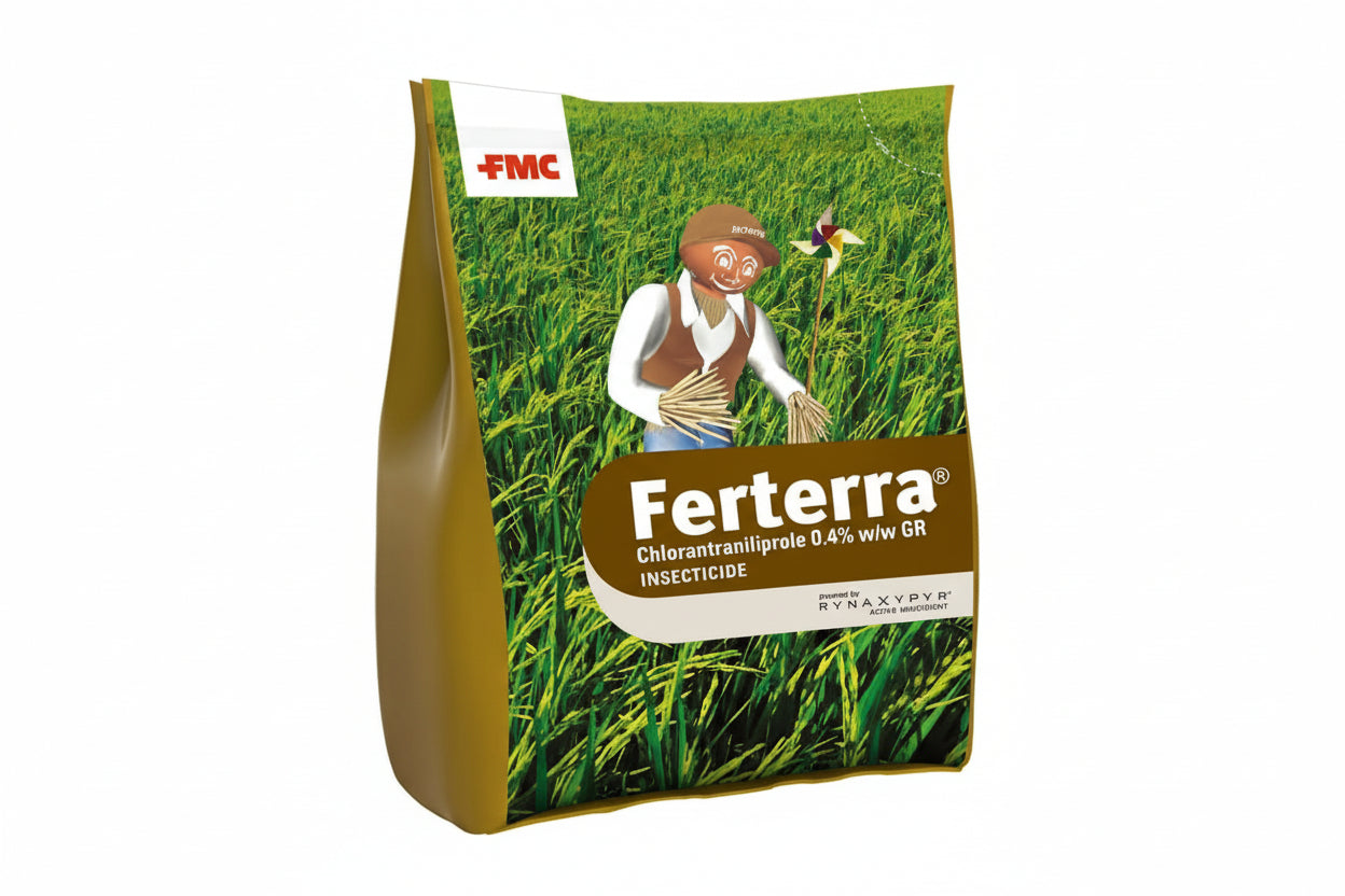 FMC Ferterra Insecticide for effective soil insect pest control in agricultural crops.