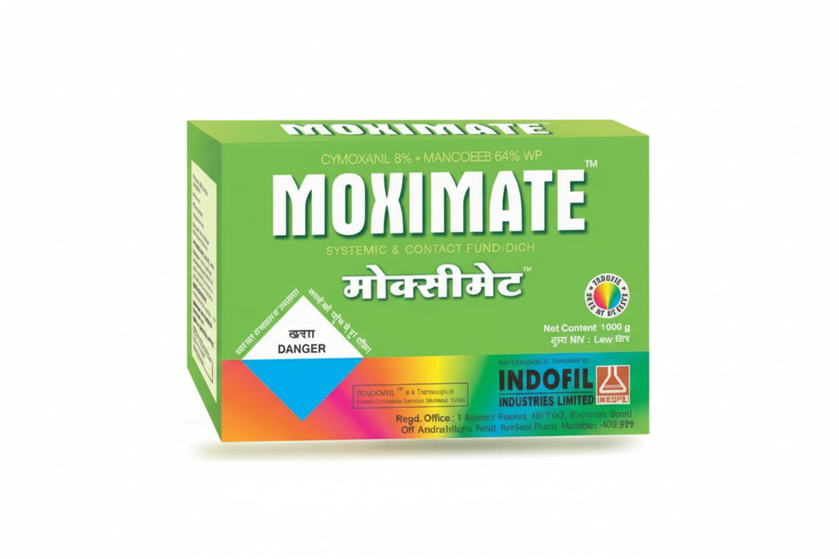 Indofil Moximate fungicide used for effective control of fungal diseases in crops suitable for agricultural farming in India