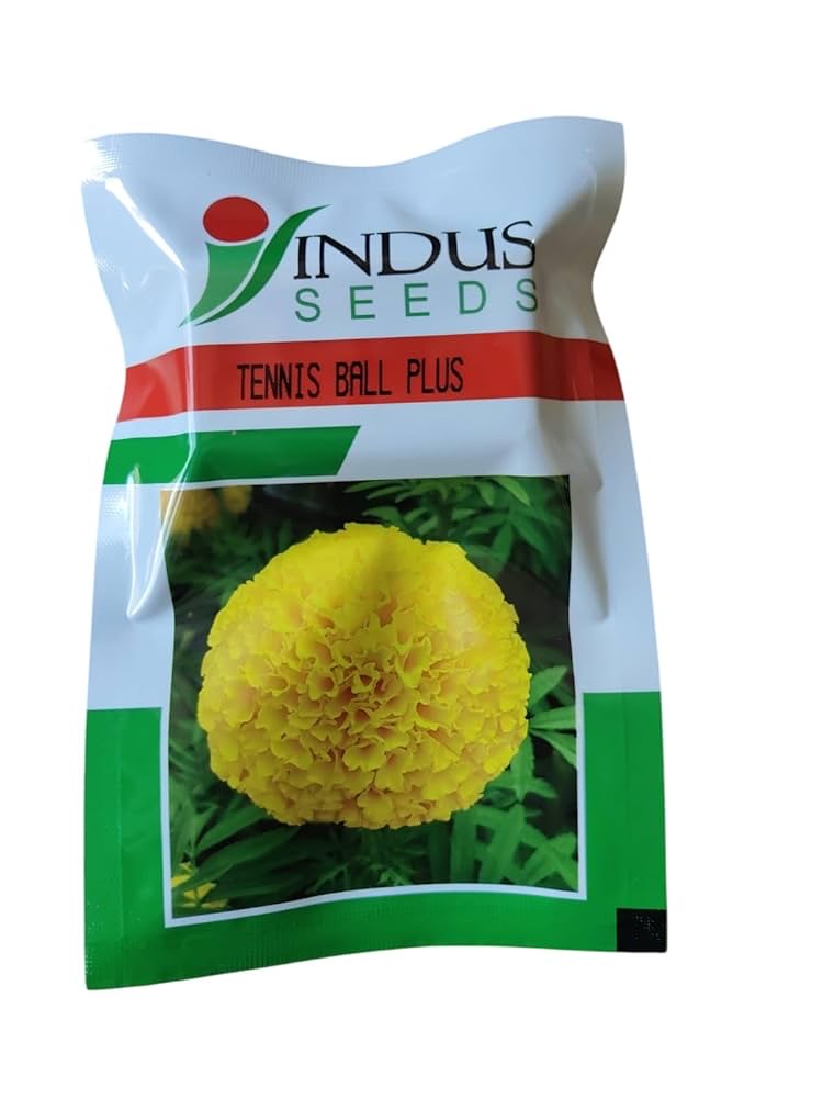 indus-tennis-ball-plus-yellow-marigold-seeds