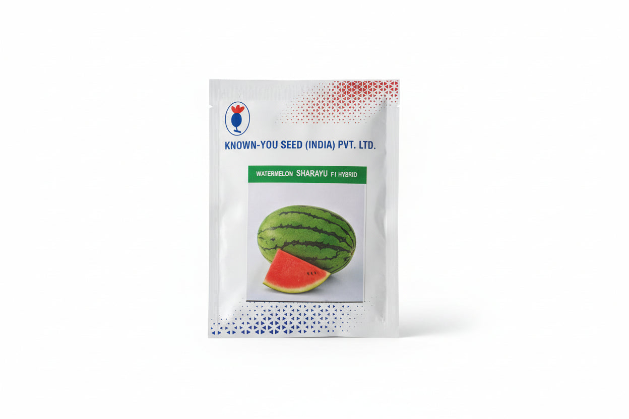 Known You Seed Sharayu F1 hybrid watermelon seeds high yield sweet red flesh tarbooz seeds for farming and home gardening