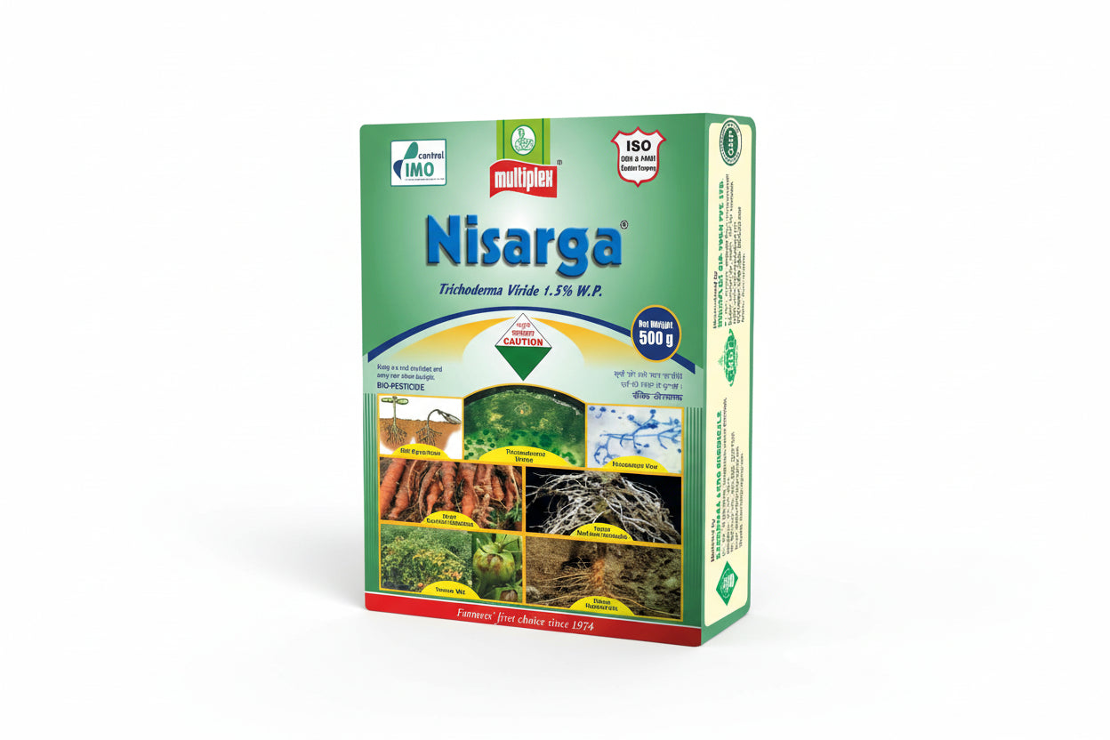 Multiplex Nisarga Trichoderma Viride 5% LF liquid bio fungicide for natural crop disease control