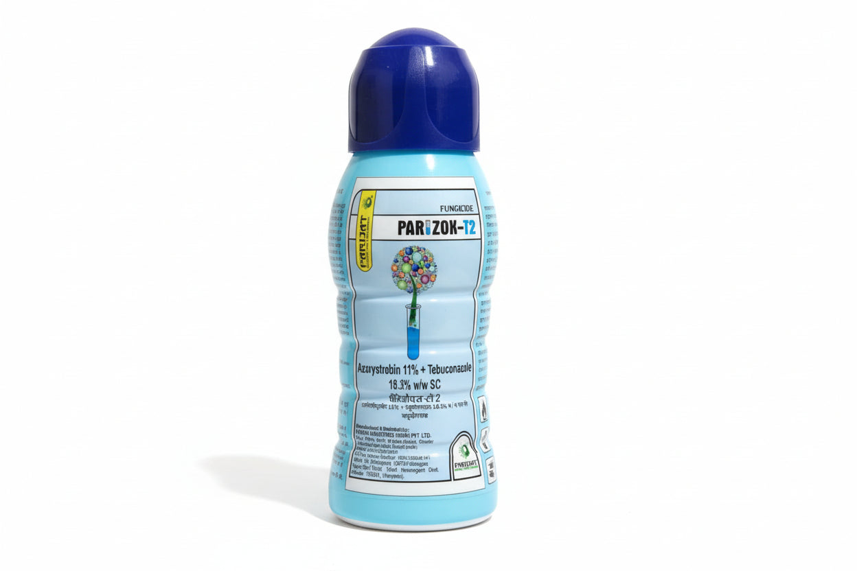 Parijat Parizox T2 fungicide used for effective control of fungal diseases in crops suitable for agricultural farming in India