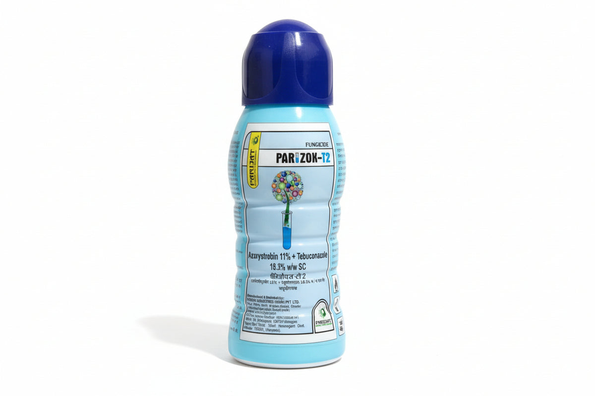 Parijat Parizox T2 fungicide used for effective control of fungal diseases in crops suitable for agricultural farming in India