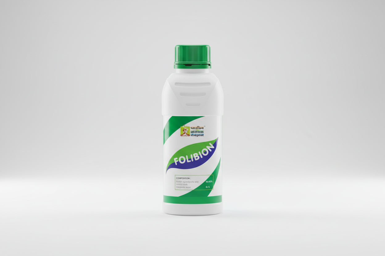 Patil Biotech Folibion plant growth and crop nutrition solution for healthy farming