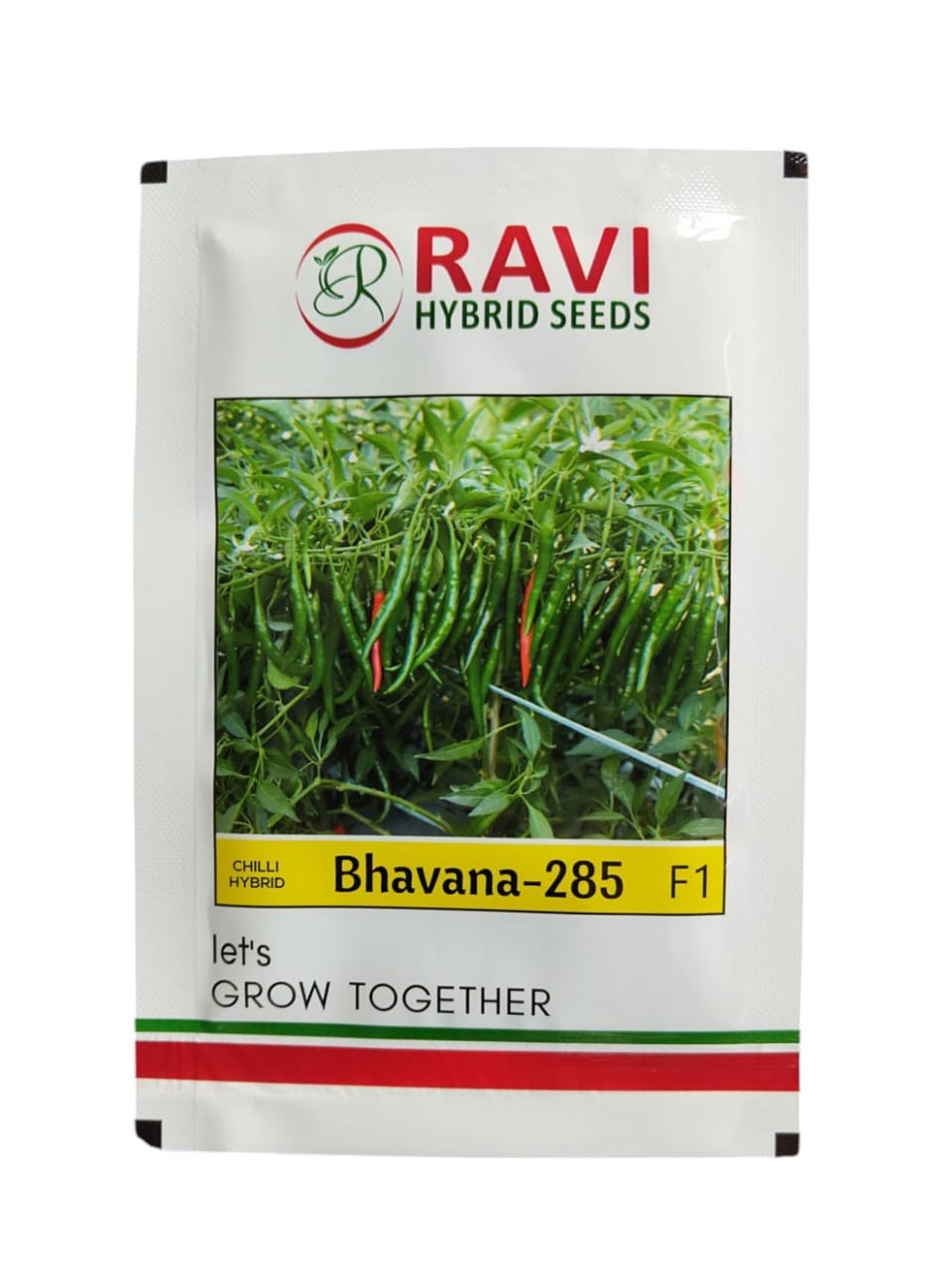 Ravi Bhavana-285 hybrid chilli seeds high yield green mirchi seeds for farming and kitchen garden