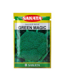 Sakata Green Magic broccoli seeds high yield premium large dark green compact head variety for commercial farming India