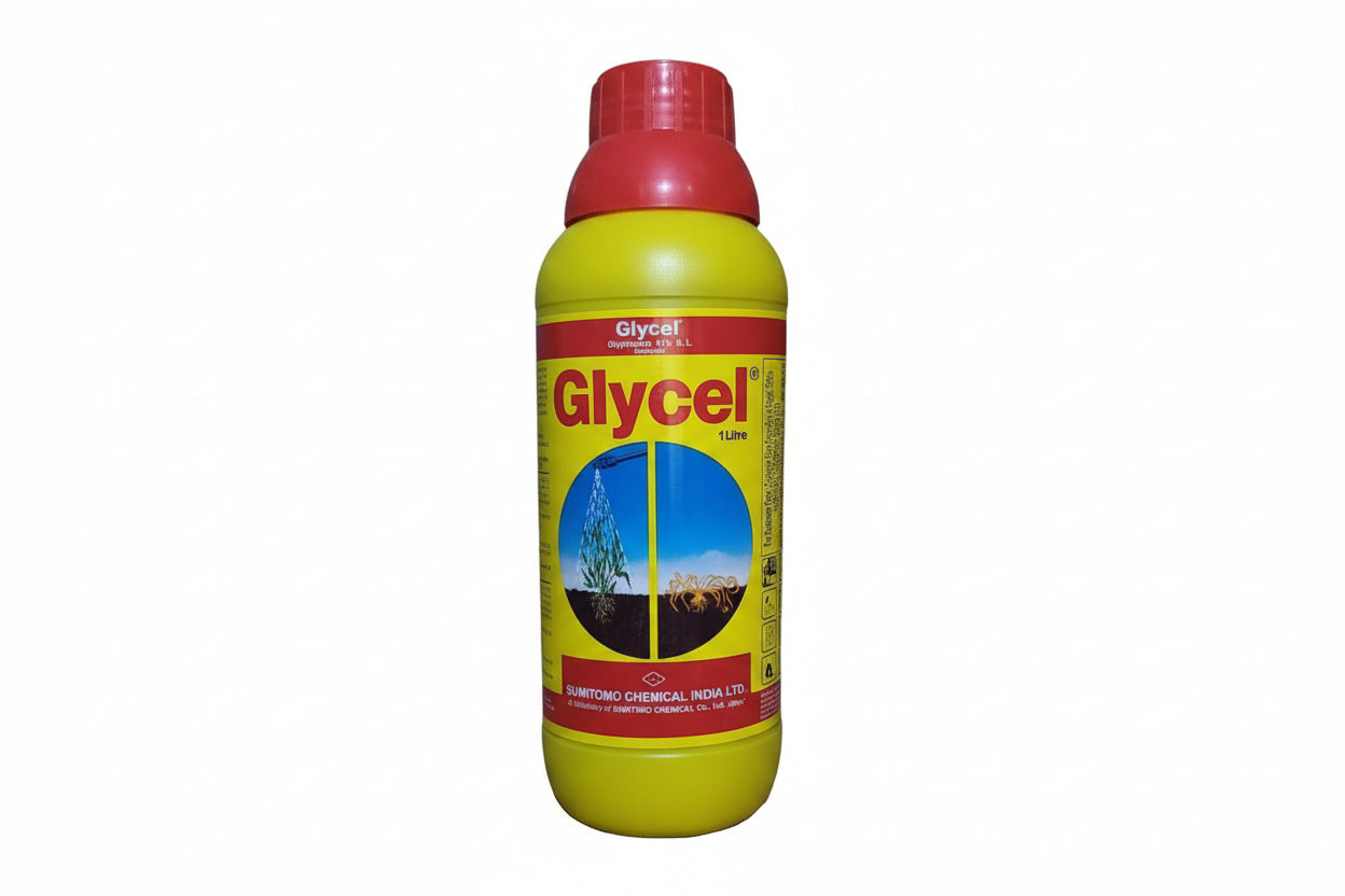 Sumitomo Glycel Herbicide with Glyphosate for effective non selective weed control in crop fields and non crop areas with systemic action