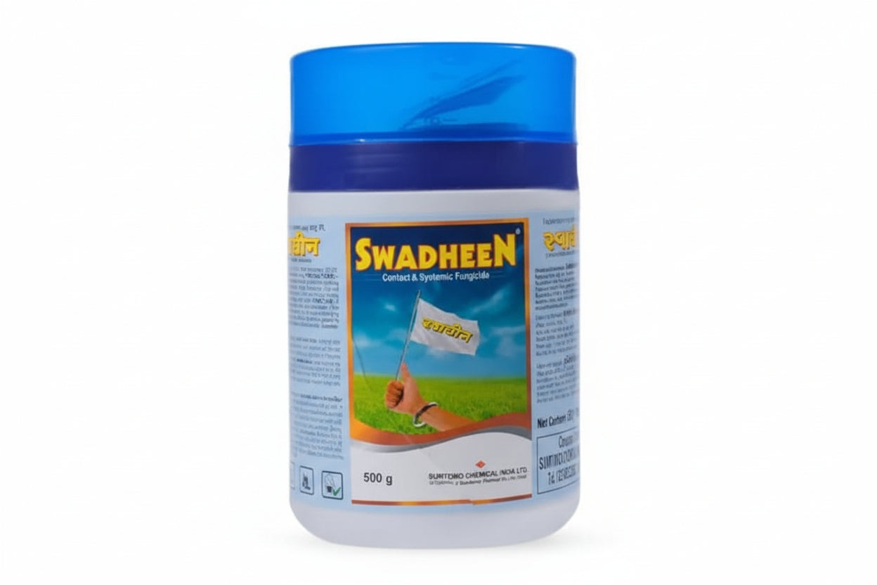 Sumitomo Swadheen fungicide for effective control of fungal diseases in vegetable and fruit crops ensuring better yield and plant health