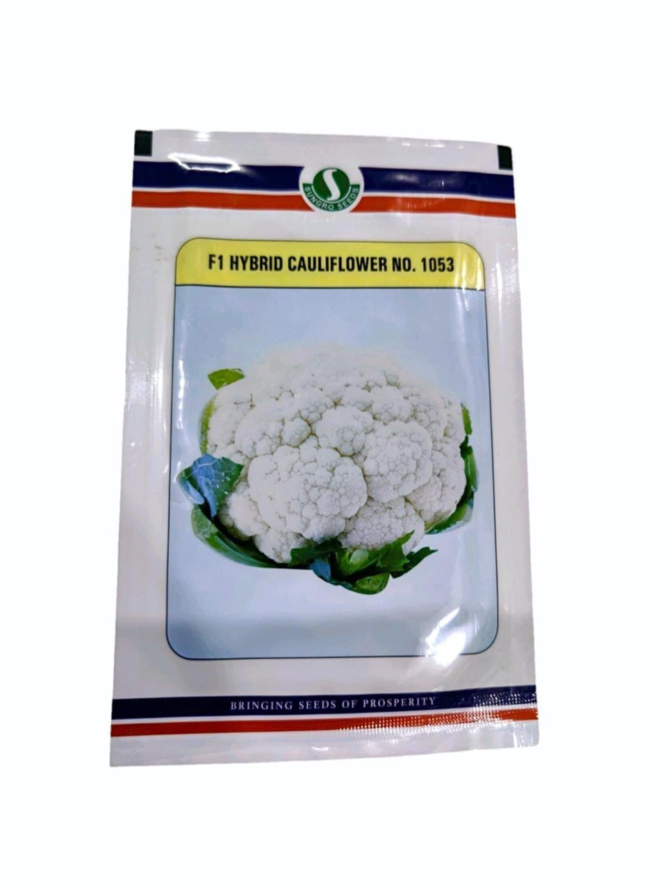 Sungro 1053 F1 Hybrid Cauliflower Seeds – High Yield Early White Curd Gobhi Seeds for Farming & Home Gardening