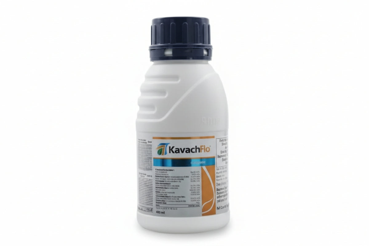 Syngenta Kavach Flo fungicide with Chlorothalonil 500 SC for broad spectrum preventive control of fungal diseases in vegetable and fruit crops