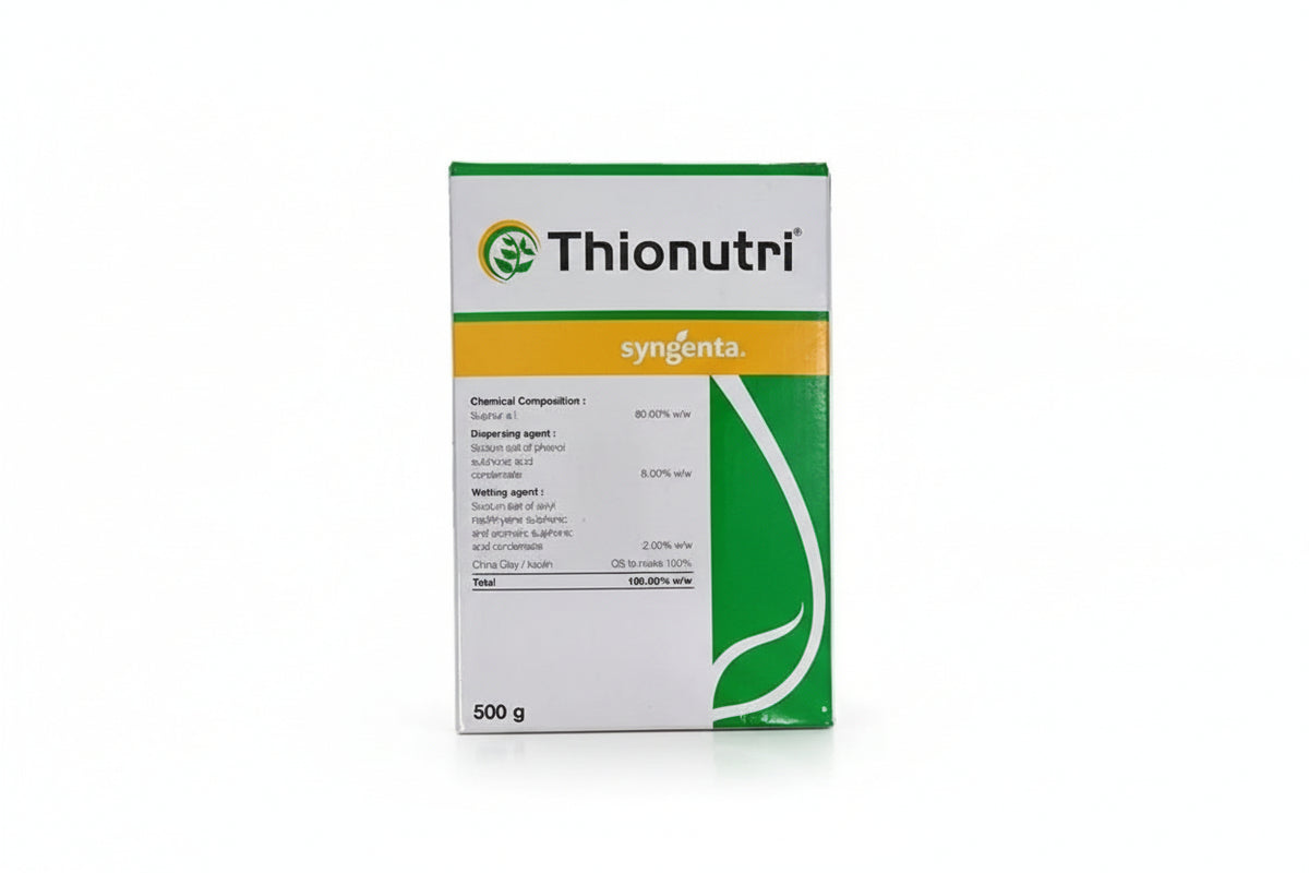 Syngenta Thionutri fungicide with Sulphur 80% WG for effective control of powdery mildew and mites in vegetable and fruit crops