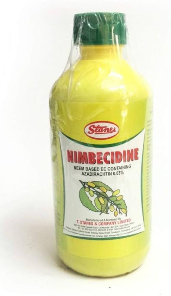 T Stanes Nimbecidine neem based bio insecticide for natural crop pest control