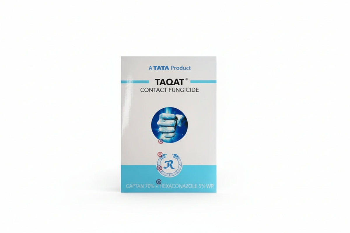 TATA Taqat fungicide for effective control of fungal diseases in vegetable and fruit crops ensuring healthy plant growth